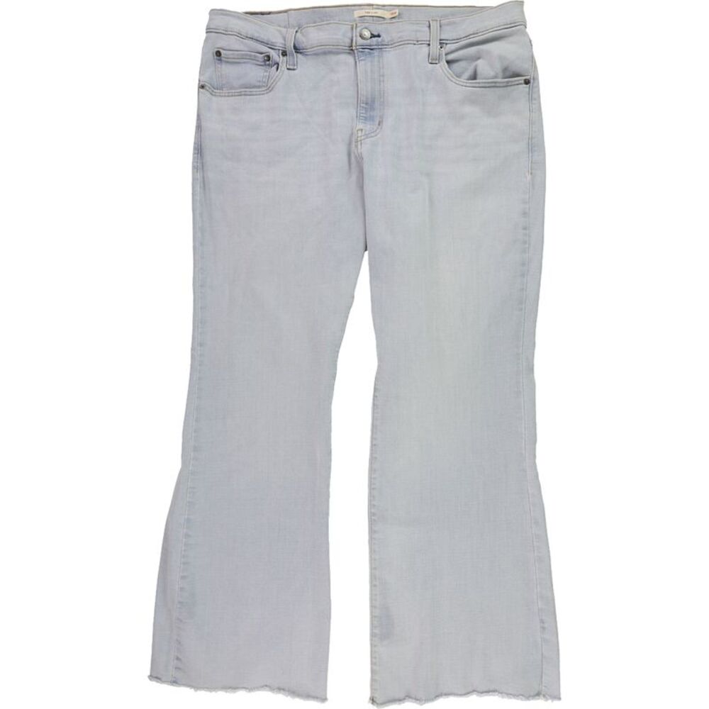 Levi's Womens Plus Size 726 Raw Hem Flare Regular Jeans, NWT